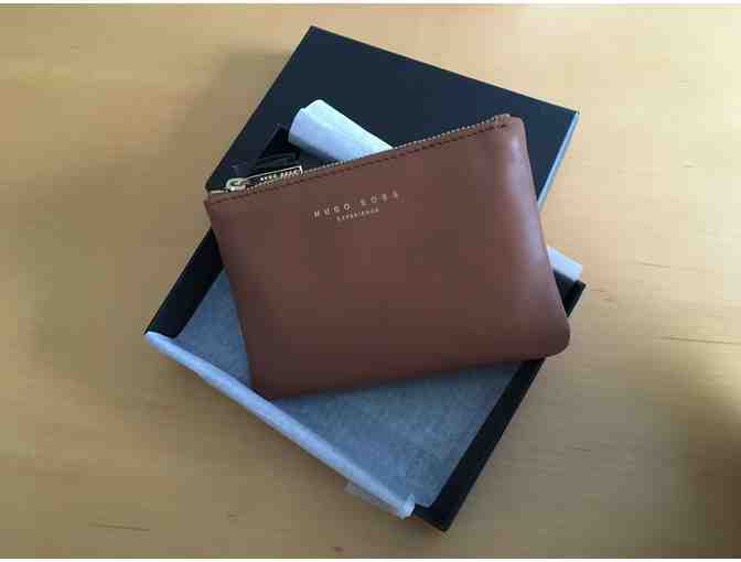Hugo Boss Leather Coin Pouch