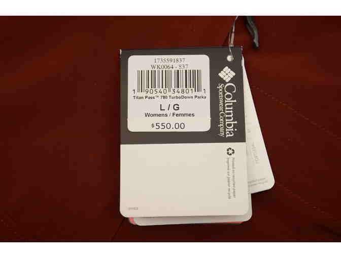 Womens Columbia Titan Pass 780 Turbo Down Parka Jacket