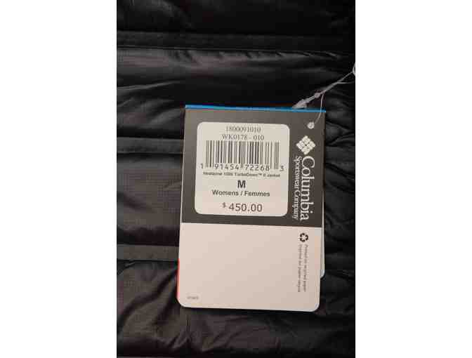 Columbia Heatzone 1000 TurboDown II Jacket - Womens Black Medium Jacket