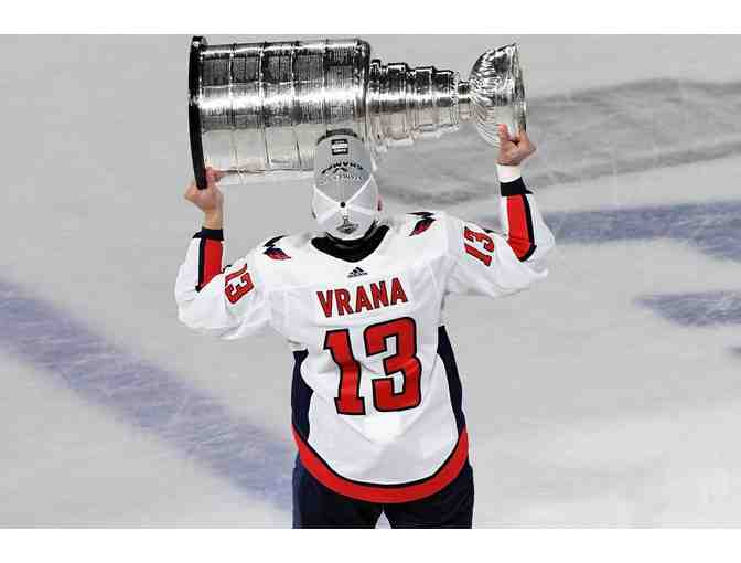 Jakub Vrana Washington Capitals Signed Hockey Puck