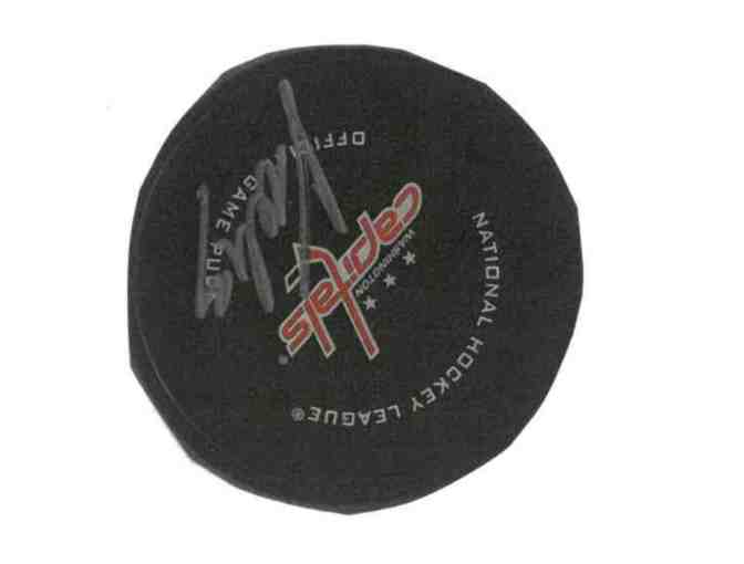 Jakub Vrana Washington Capitals Signed Hockey Puck