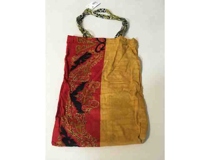 Fair Trade Combo - Scarf and Sari Bag