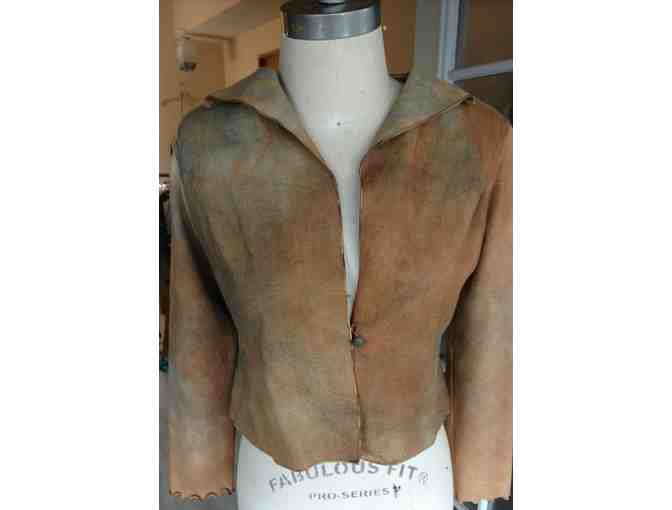 Jordan Art Couture Brush Cotton Tan Jacket