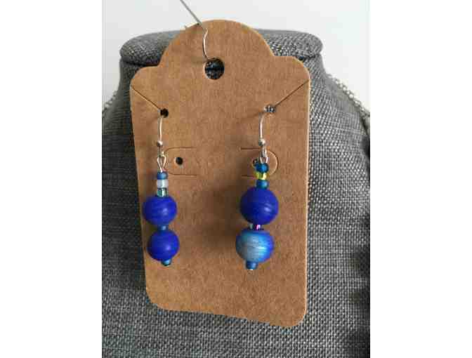 African Bead Necklace & Earring Set