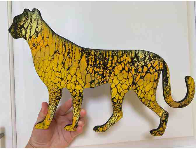 Acrylic Cheetah Cutout Art by Erin Vargo - Photo 1