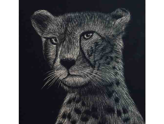 'On the Lookout' Scratchboard Art *DISCOUNTED