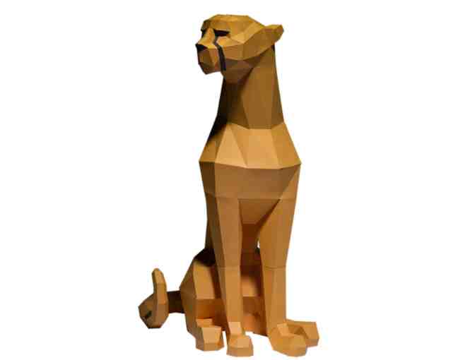 Buy It Now! Cheetah 3D Paper Model