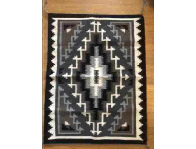 *Two Grey-Hills Style Navajo Rug