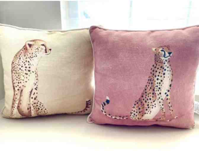 Two Cheetah Pillows