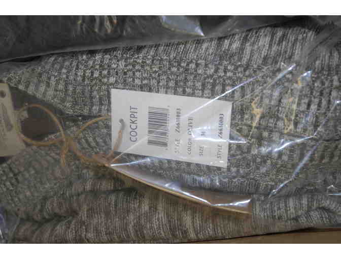 Tiger Camo Cardigan from Cockpit USA in Olive size Medium