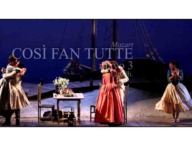 2 Orchestra tickets for the 4/13/18 performance Cosi fan Tutte from the Metropolitan Opera