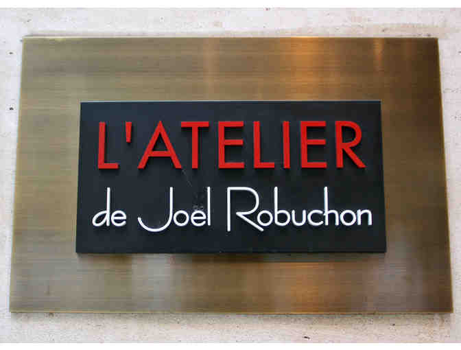 A dinner for two at L'Atelier seasonal menus with wine pairing.