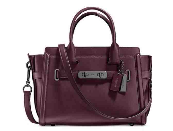 Coach Swagger 27 Bag in OXBLOOD/LIGHT GOLD