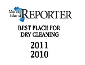 Corry's  Dry Cleaning on Mercer Island:  $20 Gift Certificate