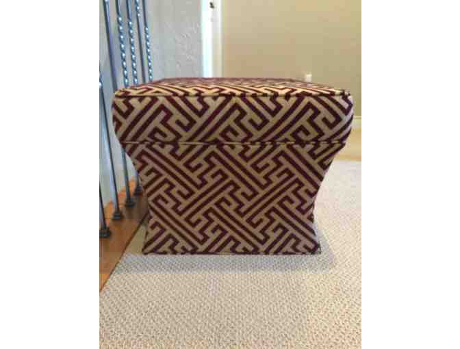 Interior design - Stacy Ewing plus a lovely ottoman