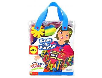 Knot-a-Poncho and My Chunky Funky Scarf craft kits by ALEX Toys