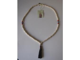 Tibetan-Style Wooden Bead Necklace #1 From Argentina