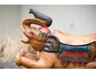 Wooden Rocking Elephant from Thailand