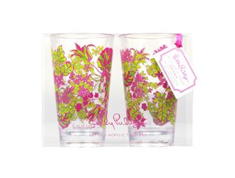Lilly Pulitzer Acrylic Pitcher & Tumblers
