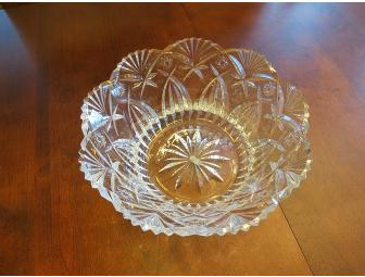 Cut Crystal bowl by Cris D'arques/durand