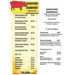 Backyard Barbeque and Catering Company