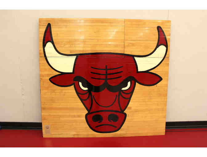 Chicago Stadium Official Game-Used Floor Piece - Photo 1