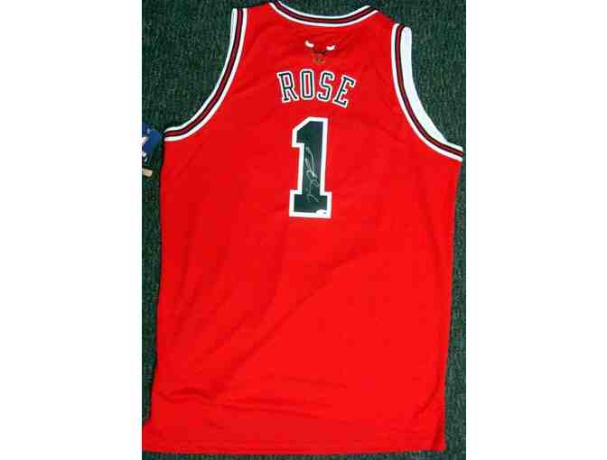 Chicago Bulls Derrick Rose Autographed Jersey