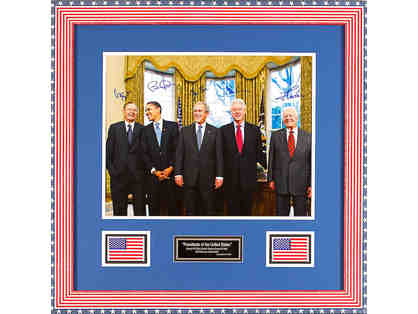Autographed Photo of Five Presidents