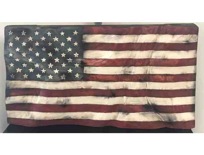American Flag - Solid Wood, Handcrafted