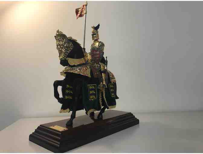 Mounted English Knight of King Richard the Lionheart Statue by Marto