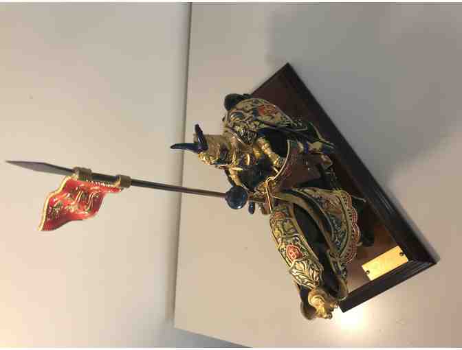 Mounted English Knight of King Richard the Lionheart Statue by Marto