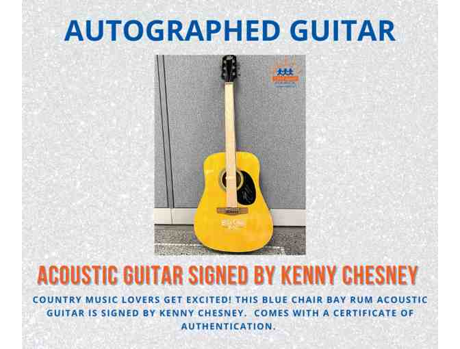 Kenny Chesney Autographed Guitar