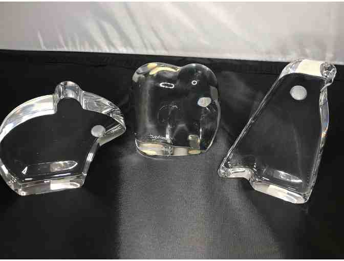 Baccarat Crystal Abstract Animals (Set of 3)