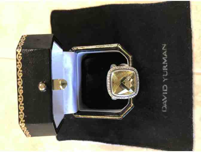 David Yurman Ring - Albion design with Citrine and Diamonds (Pre-owned)