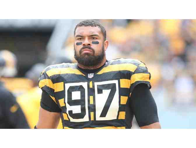 Lithographed signature/picture of Cameron Heyward (Pittsburgh Steelers # 97)