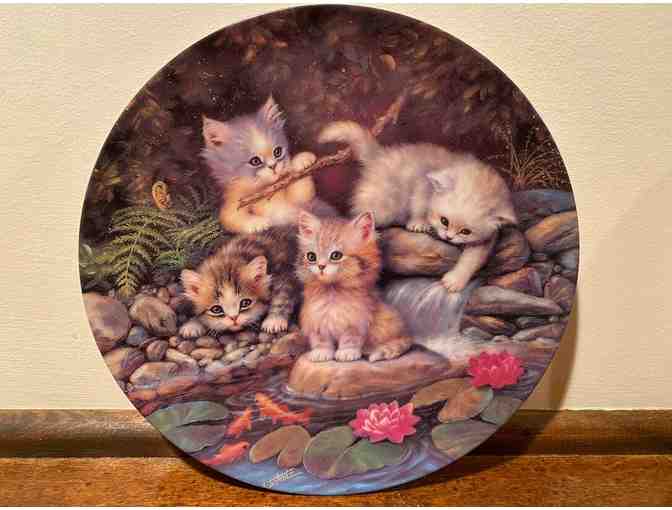 Decorative Plates with Kittens - Kahla Germany Collection