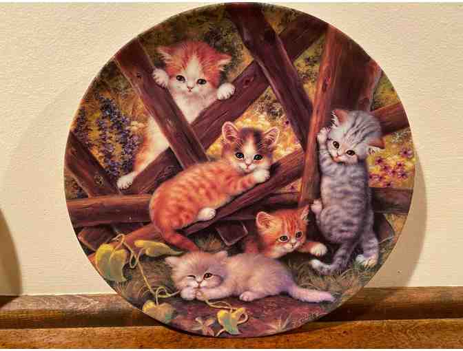 Decorative Plates with Kittens - Kahla Germany Collection