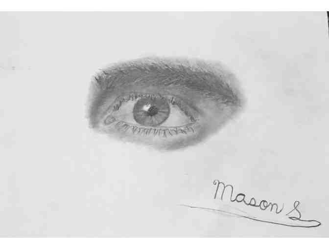Captivating Eye Drawing by artist Mason Sigler