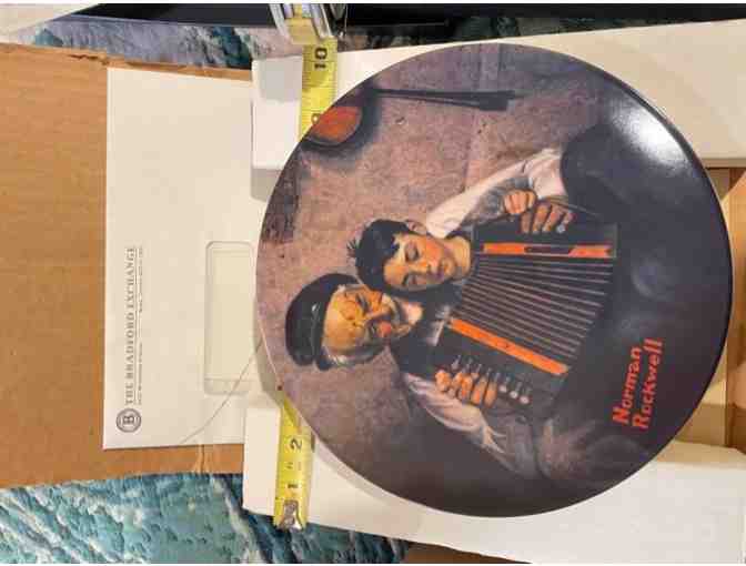 Norman Rockwell Plate MUSIC MAKER Accordion Collector Plate