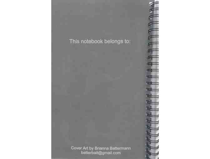 Spiral Notebook with Flower cover design by Brianna Battermann