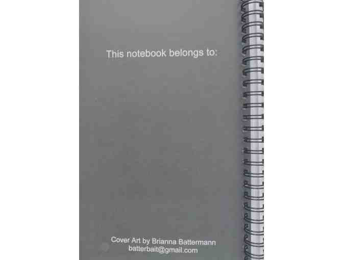 Spiral Notebook with Landscape cover design by Brianna Battermann