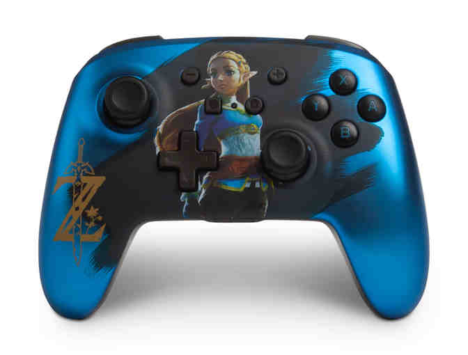 PowerA Enhanced Wireless Controller for Nintendo Switch - Satin Chrome Zelda