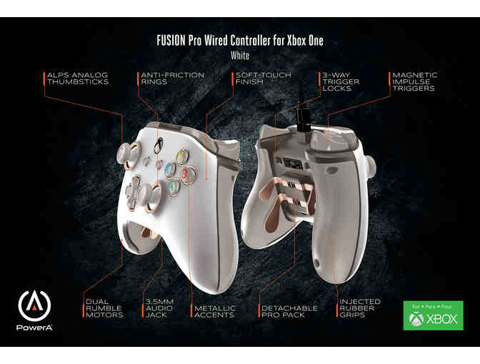 PowerA FUSION Pro Wired Controller for Xbox One - White