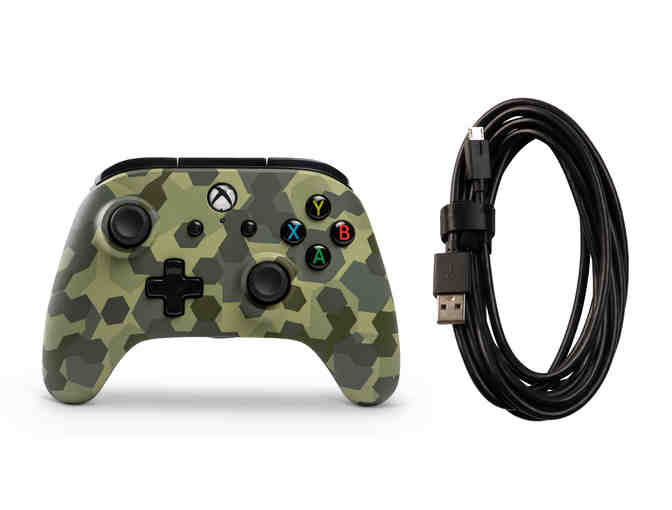 PowerA Wired Controller for Xbox One - Forest Cloud Camo
