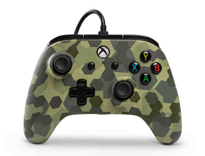 PowerA Wired Controller for Xbox One - Forest Cloud Camo