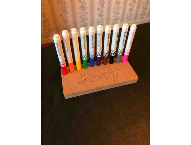 Personalized Kid's Marker Stand