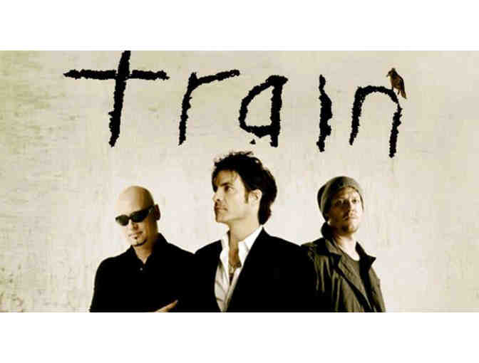 Autographed Guitar by Train