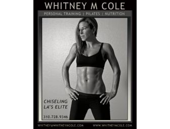 Whitney M. Cole personal training and Jillian Michaels books and DVDs