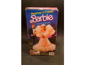 1984 Vintage Peaches 'n Cream Barbie Doll (New in Box)