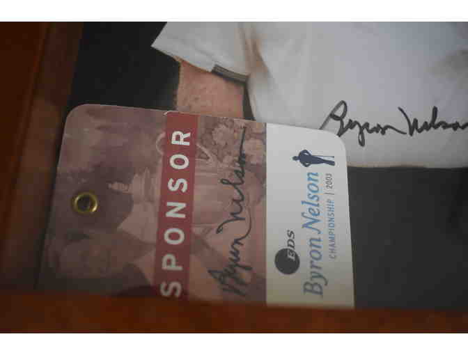 Byron Nelson signed Golf Pass + Photograph
